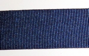 Ribsband/Gross Grain 16mm x 0.5mm, Marineblauw, 25 m